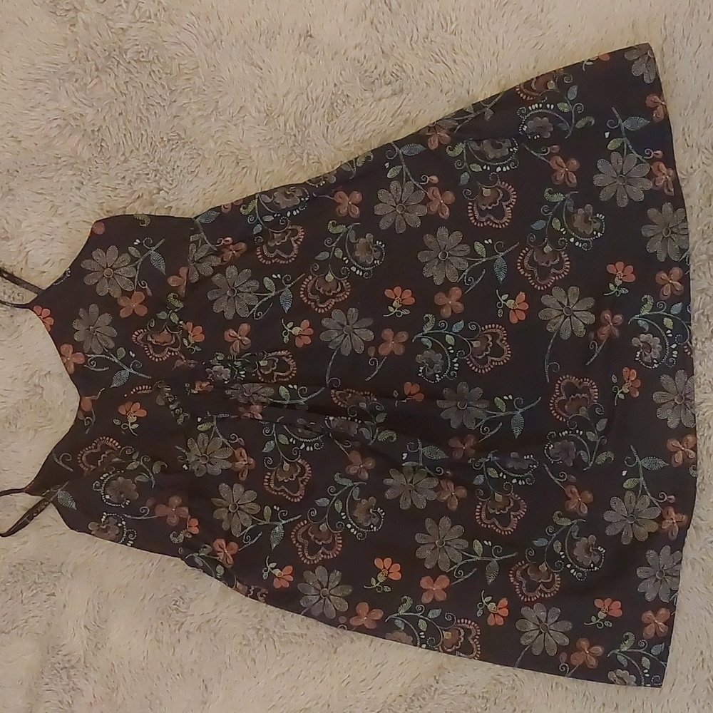 Adorable floral girls sundress size M (8/10)